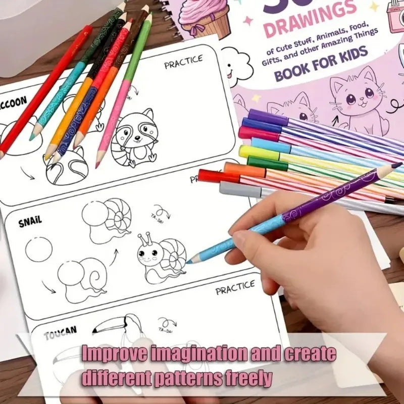 How To Draw Anything Book – 300 Easy Cute Step Drawings