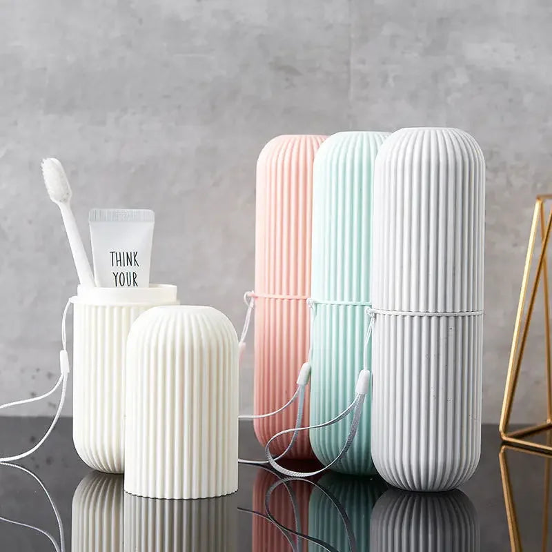 Travel Toothbrush And Toothpaste Case – Ventilated Holder
