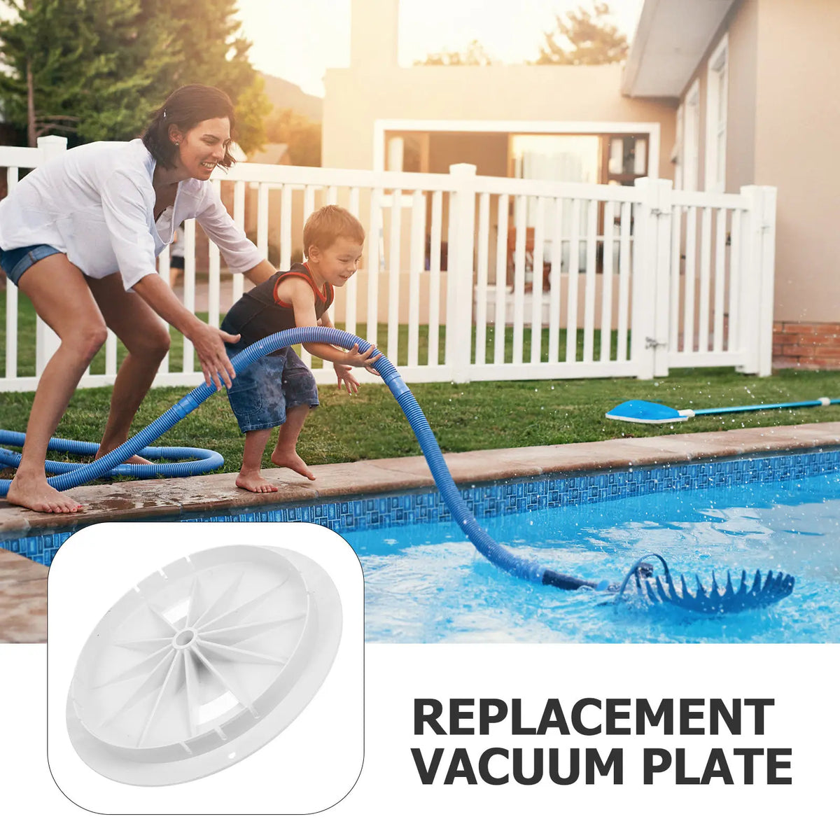 Round Pool Skimmer Lid Cover – ABS Debris Guard Replacement