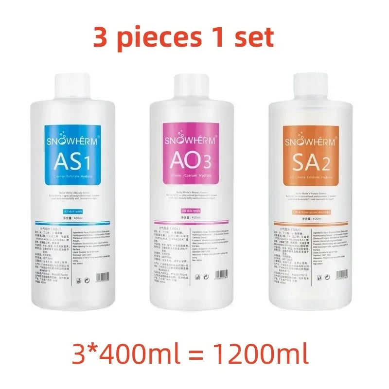 3 pieces 1 Set Color Aqua Peel Facial Solution Set – 3-Step Deep Pore Care