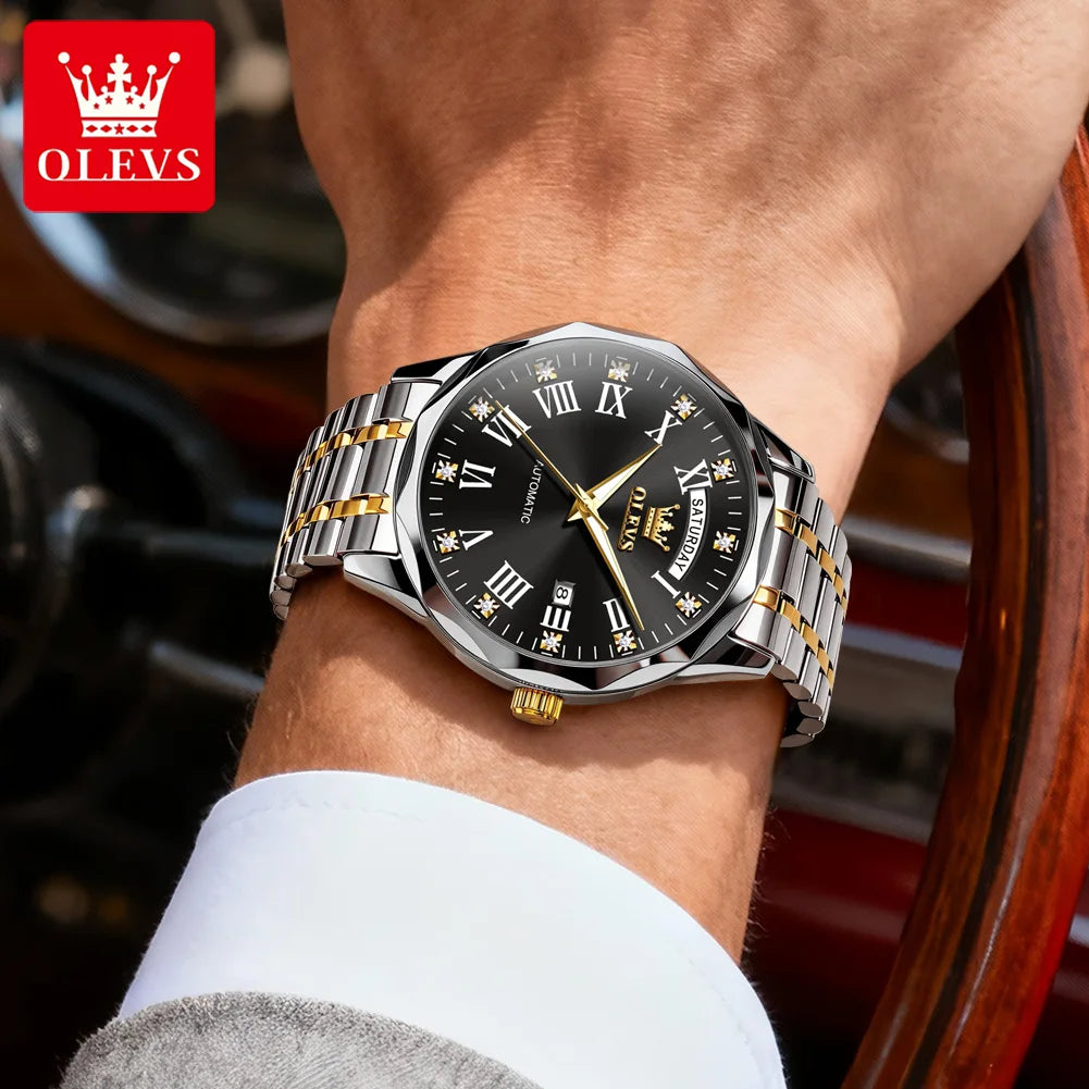 Automatic Mechanical Business Watch With Roman Dial
