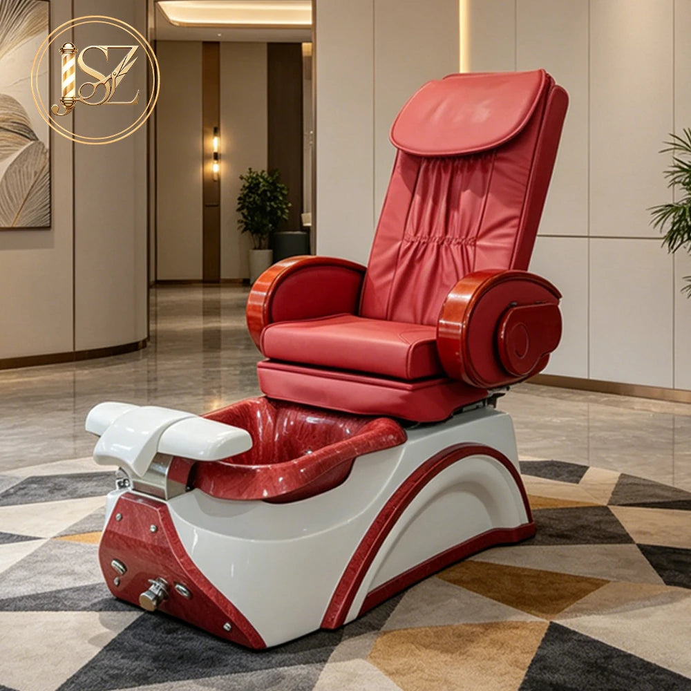 Commercial Pedicure Spa Chair With Massage Basin