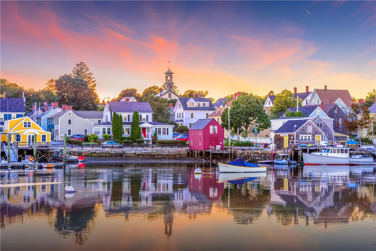 Portsmouth Color 500-Piece Landscape Jigsaw Puzzle Paper Art 46 x 28 cm