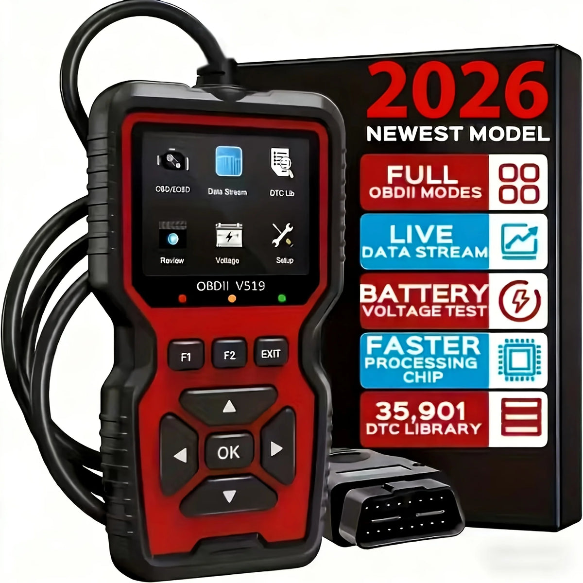 USB OBD2 Car Diagnostic Scanner – Real-Time Data Reader