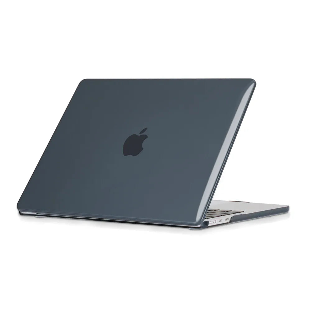 Crystal Black Color Protective Case For MacBook Air 13.6" / 15" – Hard Shell