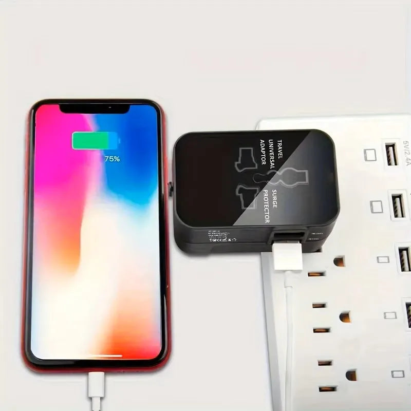 Wall AC Outlet With Dual USB Ports For Home Charging