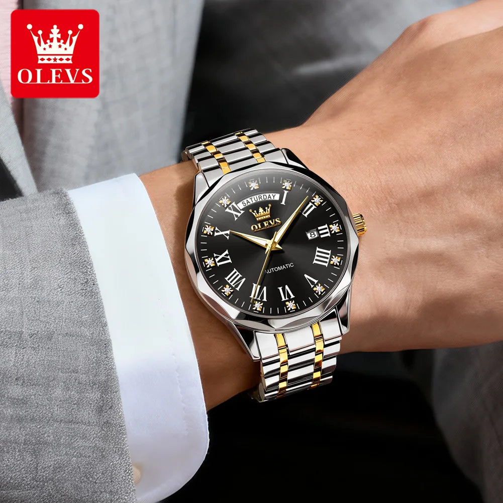 Automatic Mechanical Business Watch With Roman Dial