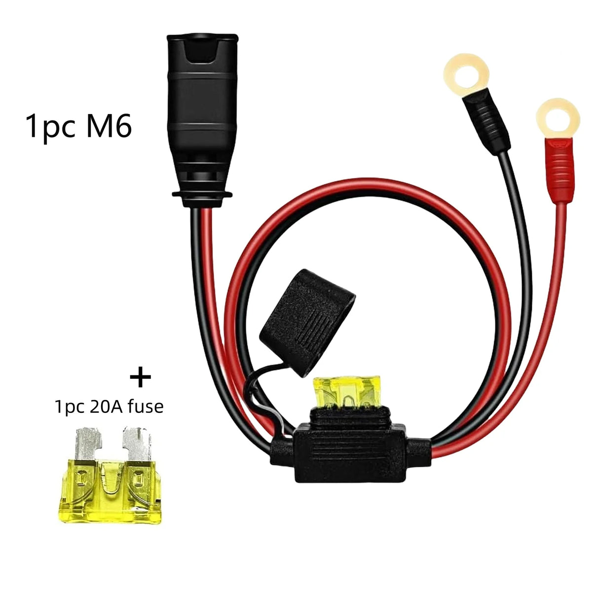1pc M6 Color M10 Silicone Car Plug Fast Charging Cable Connector