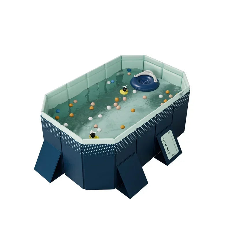 160cm Color Large Outdoor Family Swimming Pool – Foldable Garden Pool