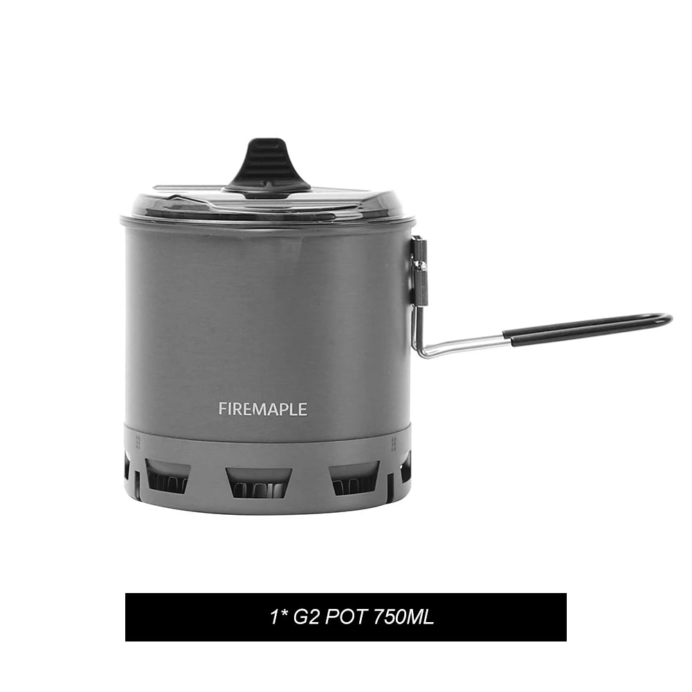 G2 POT Color Ultralight Camping Pot 750 ml – Compact Folding Design