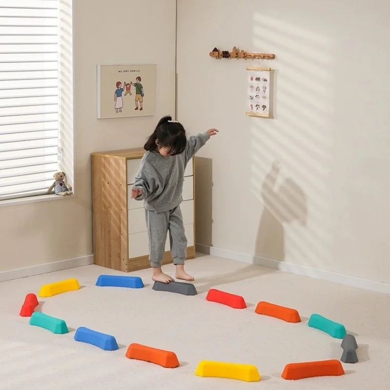 Kids Sensory Balance Stepping Stones Bridge Toy