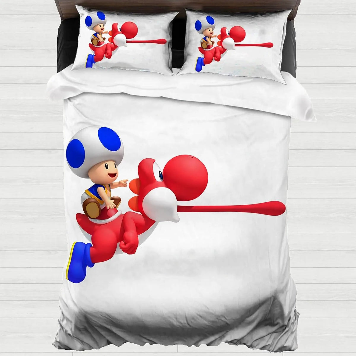 Cartoon Island Bedding Set With Duvet Cover & Pillowcase