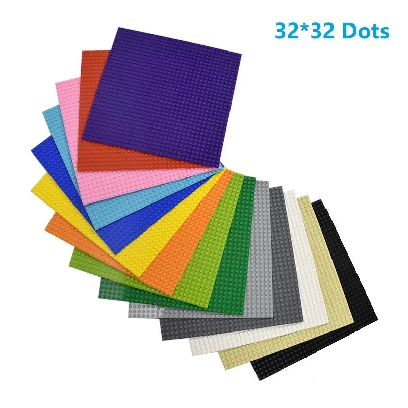 Plastic Base Plate Building Bricks Compatible Blocks Set