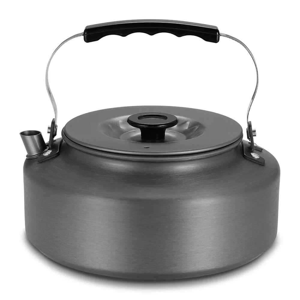 1.6L Color Aluminum Camping Kettle 1.1L – Lightweight Outdoor Teapot