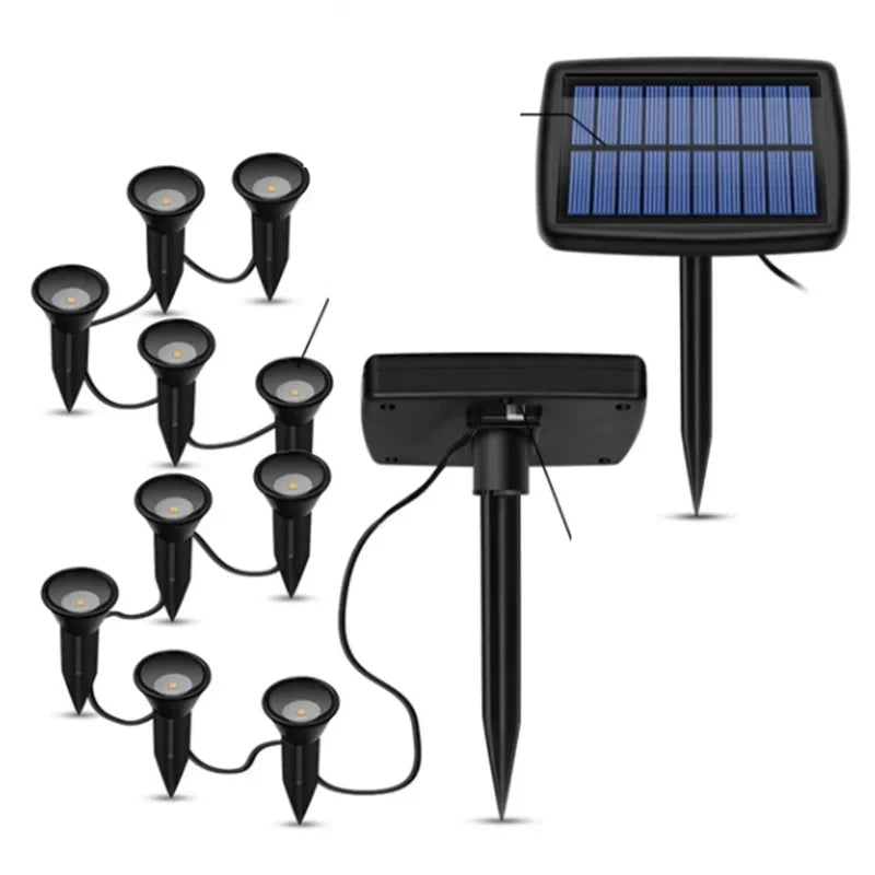 Solar RGB Garden Landscape Lights – IP65 Waterproof