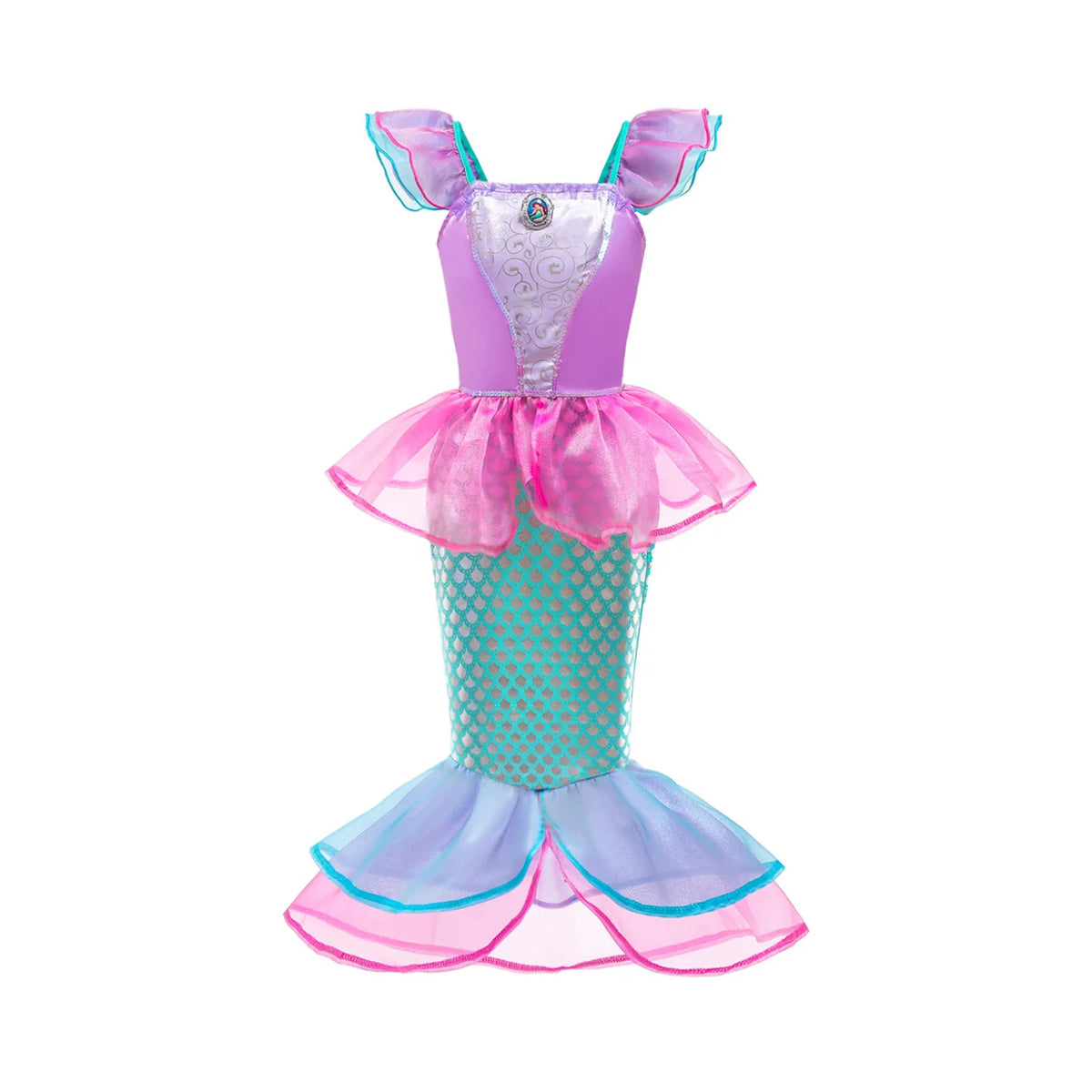 W Color Girls Princess Costume Dress – Long Sleeve Party Outfit