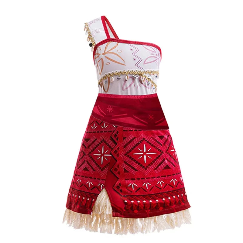 DressA Color Girls Island Adventure Princess Costume Dress Set