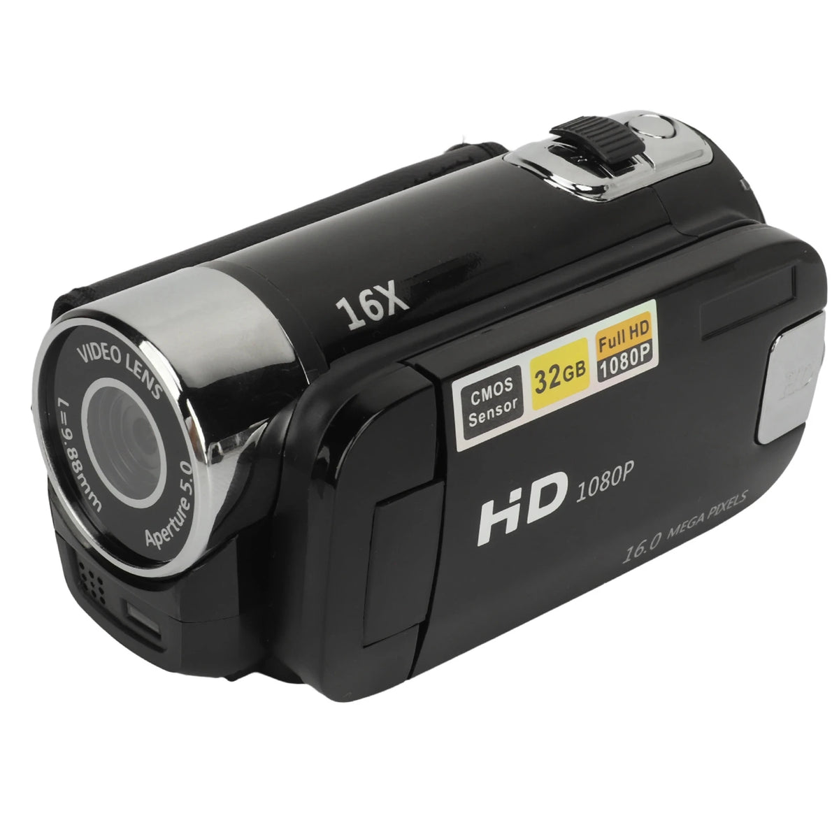 1080P HD Digital Camera With 2.4" Rotating Screen