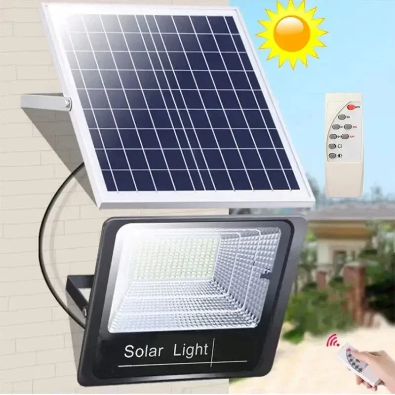 Solar LED Flood Light With Remote Control IP67 Outdoor