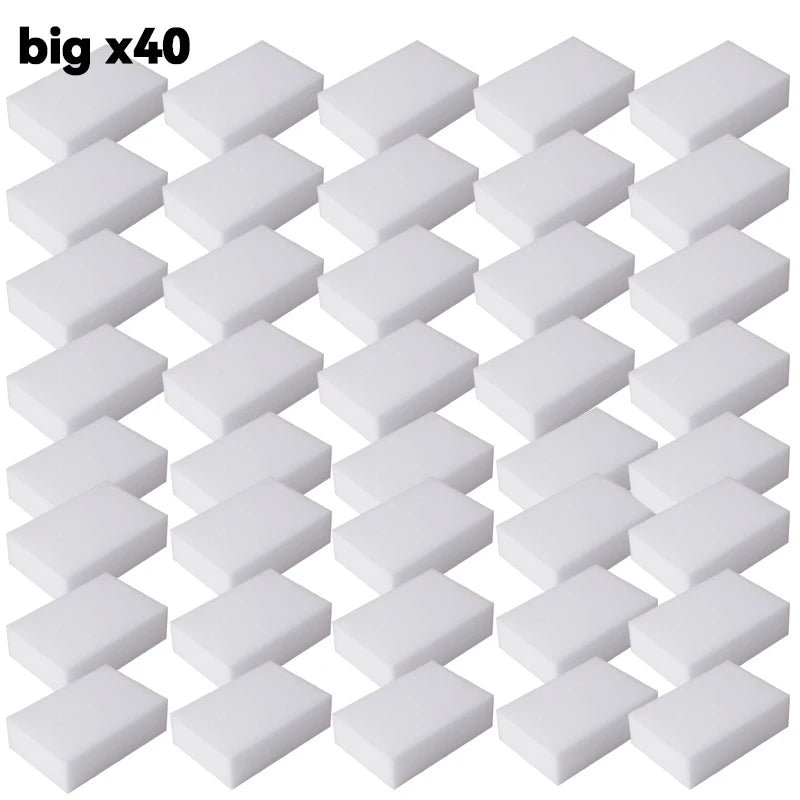 big x40 Color Melamine Magic Eraser Sponges For Home Cleaning