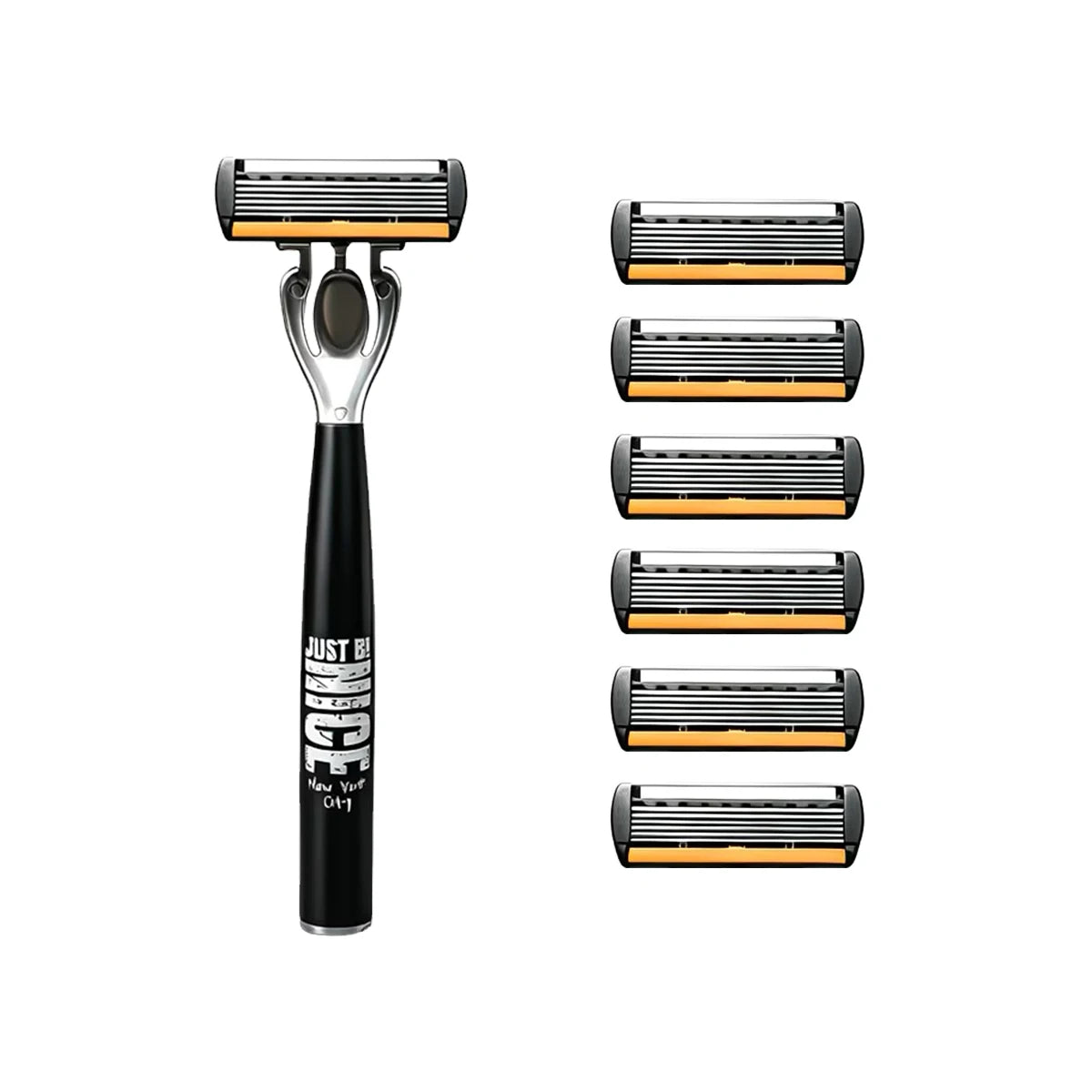 1NICE 6Cheng Color Men’s Manual Safety Razor Set With 6-Layer Blades