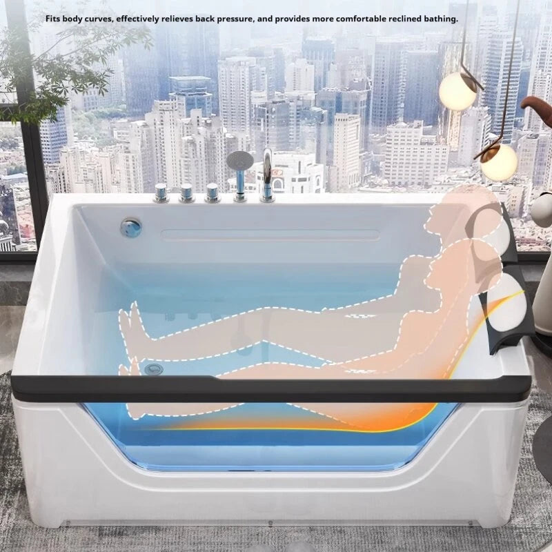 Acrylic Whirlpool Jacuzzi Tub – Double Seat Spa Bath
