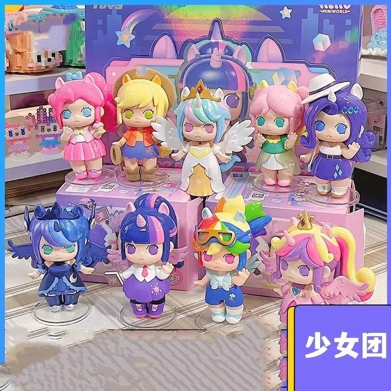 Miniworld Blind Box Girl Figure – Cute PVC Room Decor