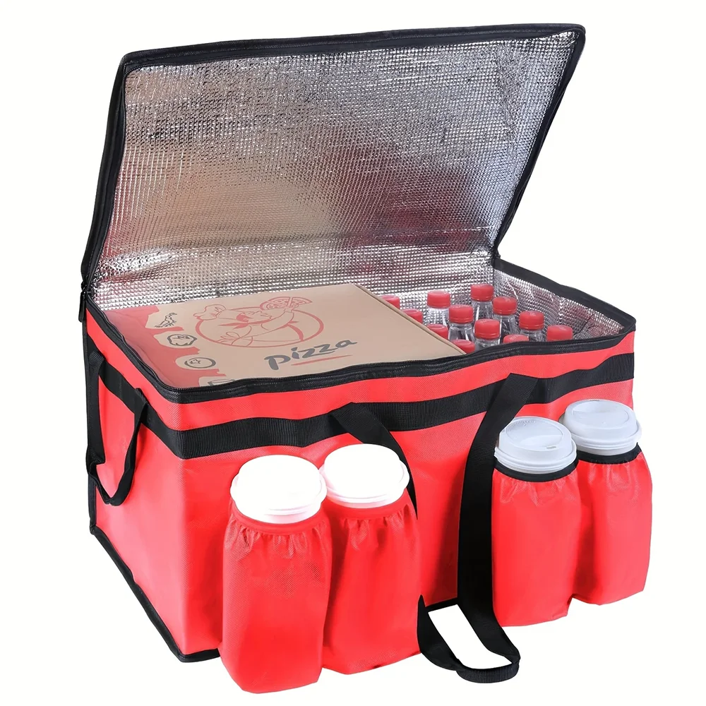 Insulated Cooler Picnic Bag With Cup Holders