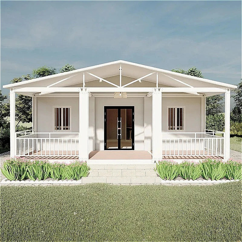 Expandable Prefab Container House With 2 Bedrooms & Bath