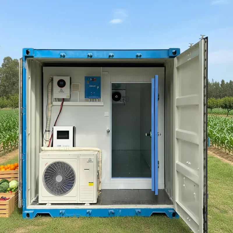 Solar Powered Container Cold Room – Plug-And-Play Freezer
