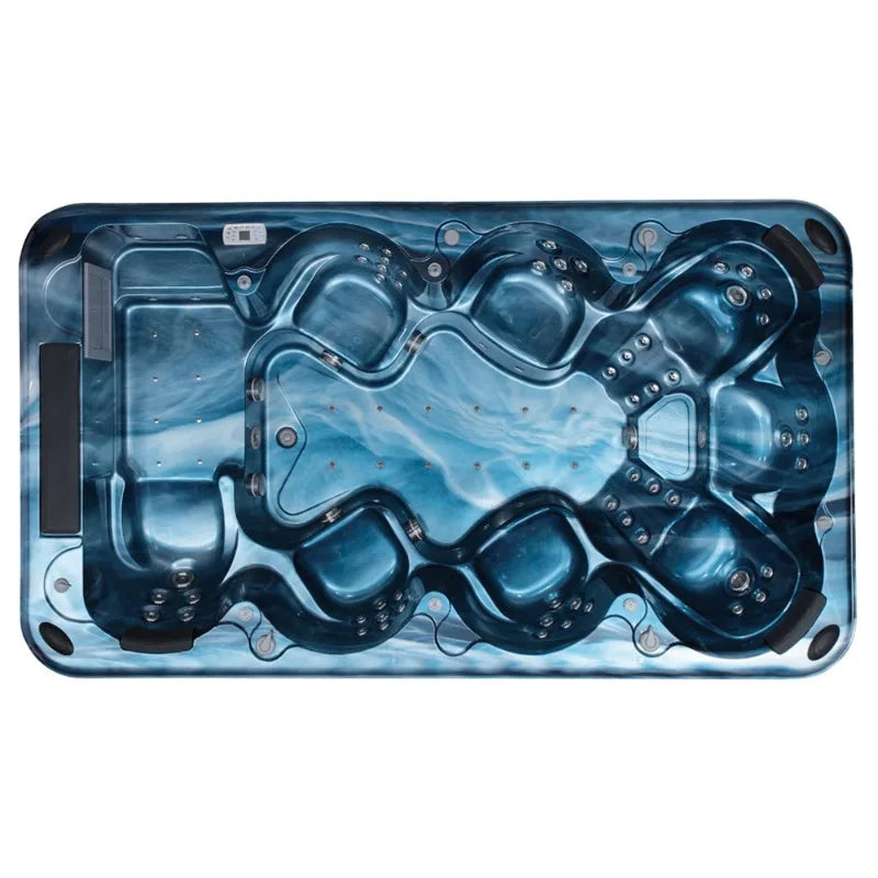 Outdoor Whirlpool Spa Tub With Massage Jets For 8 People