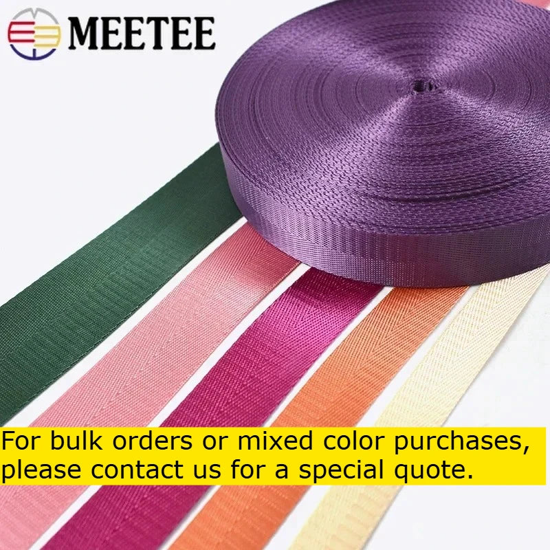 Nylon Webbing Strap Tape for Bags and Backpacks