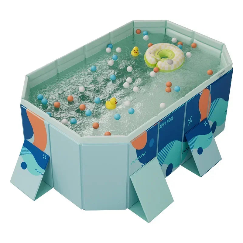 185cm-C Color Large Outdoor Family Swimming Pool – Foldable Garden Pool