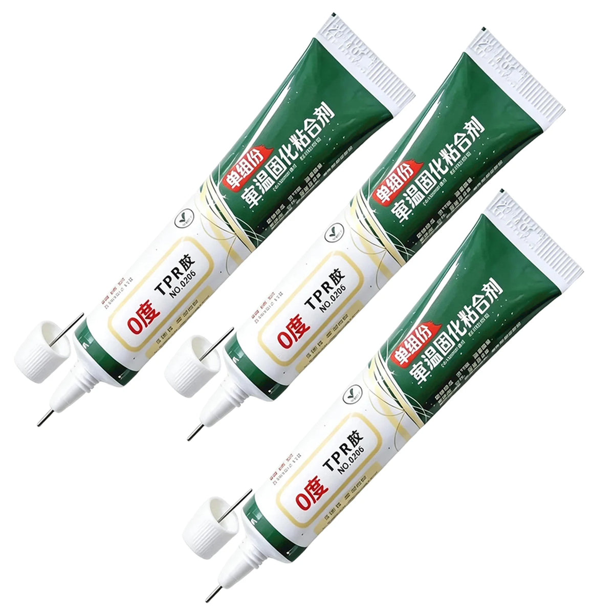 3pcs Color TPR Craft Glue for Squishy Toy Repair – Clear, Flexible Bond