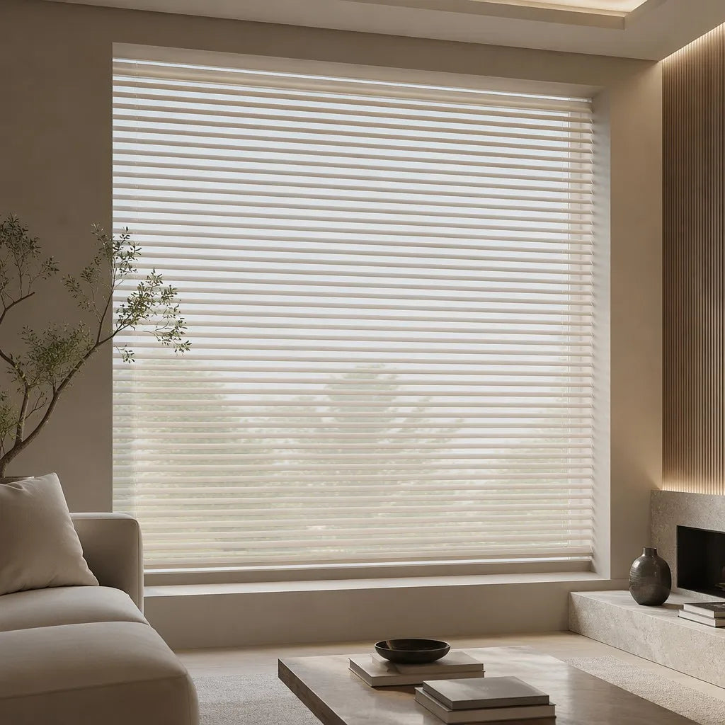 Cordless Polyester Roller Shades for Home Windows