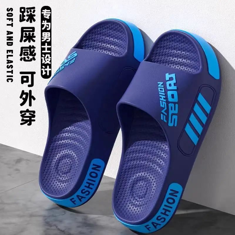 Men’s EVA Indoor Slippers With Flat Cushioned Sole