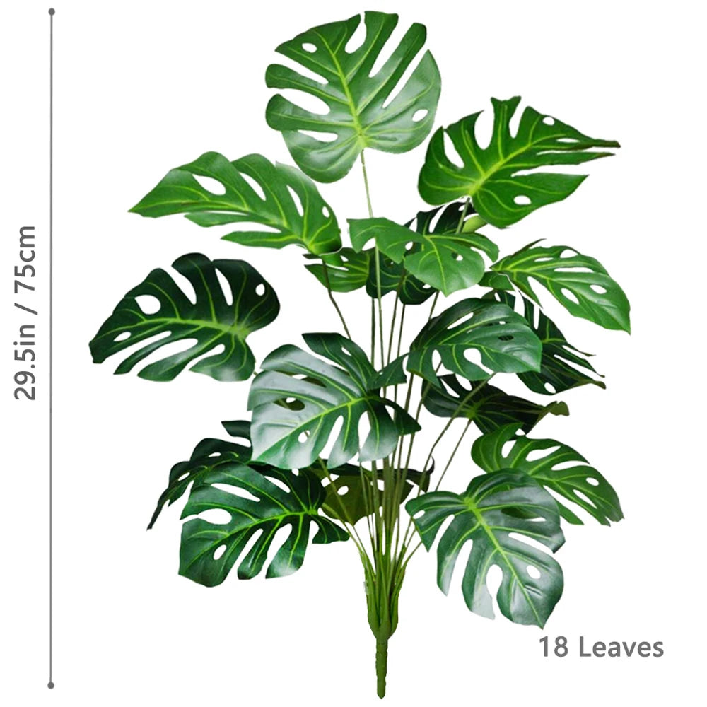 GBY1-18Y-SL-75-Z22 Color Artificial Monstera Tree Floor Plant for Home and Office