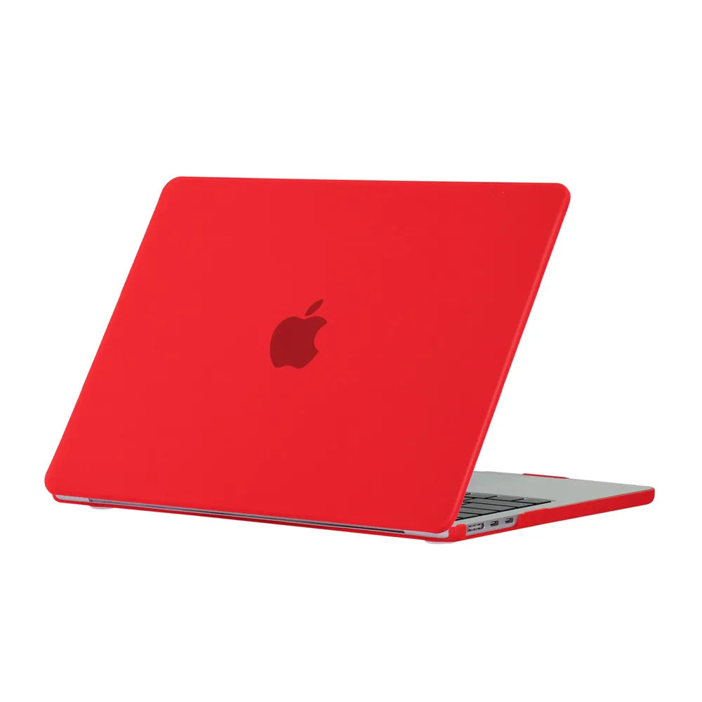 Matte Red Color Protective Case For MacBook Air 13.6" / 15" – Hard Shell