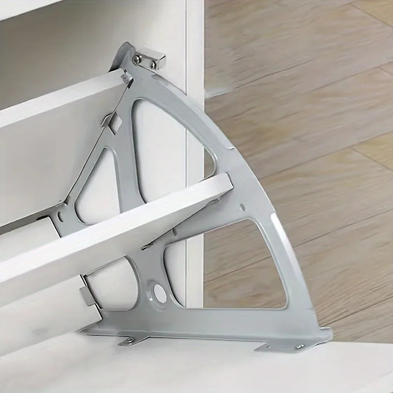 Hidden Flip Shoe Cabinet Rack Hardware – Thick Metal