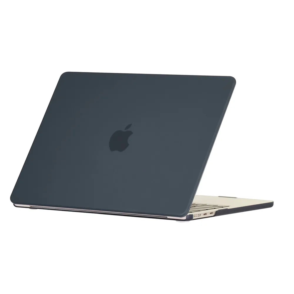 Matte Black Color Protective Case For MacBook Air 13.6" / 15" – Hard Shell