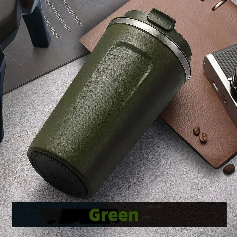 army green Color Stainless Steel Travel Coffee Mug – Vacuum Insulated