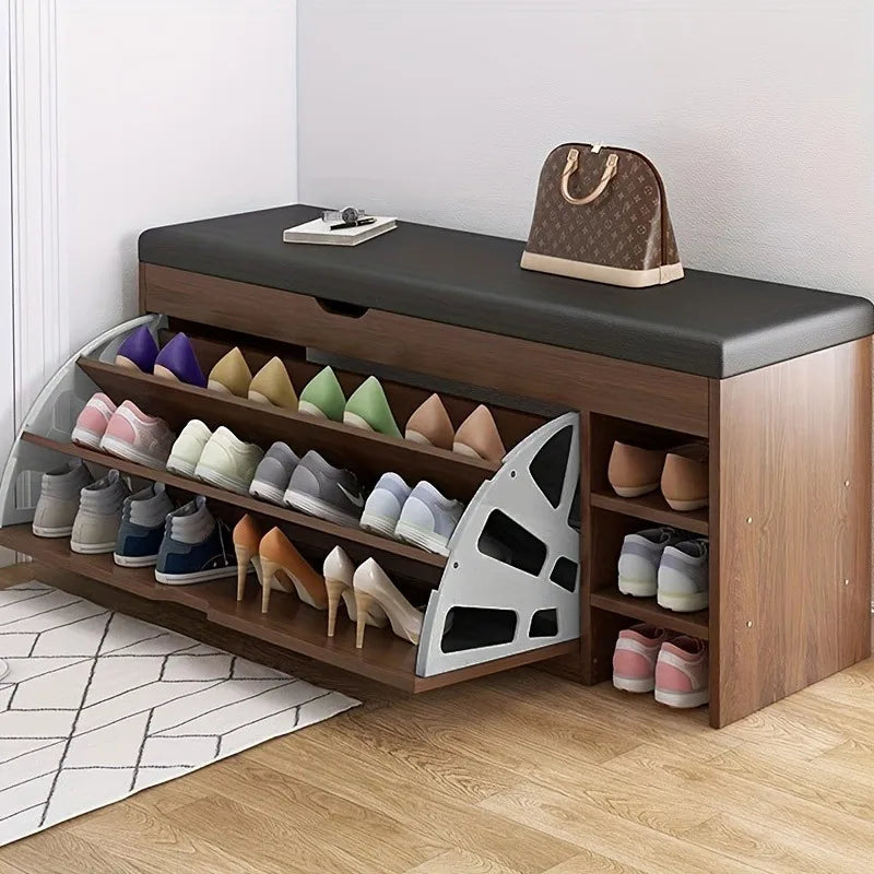 Hidden Flip Shoe Cabinet Rack Hardware – Thick Metal