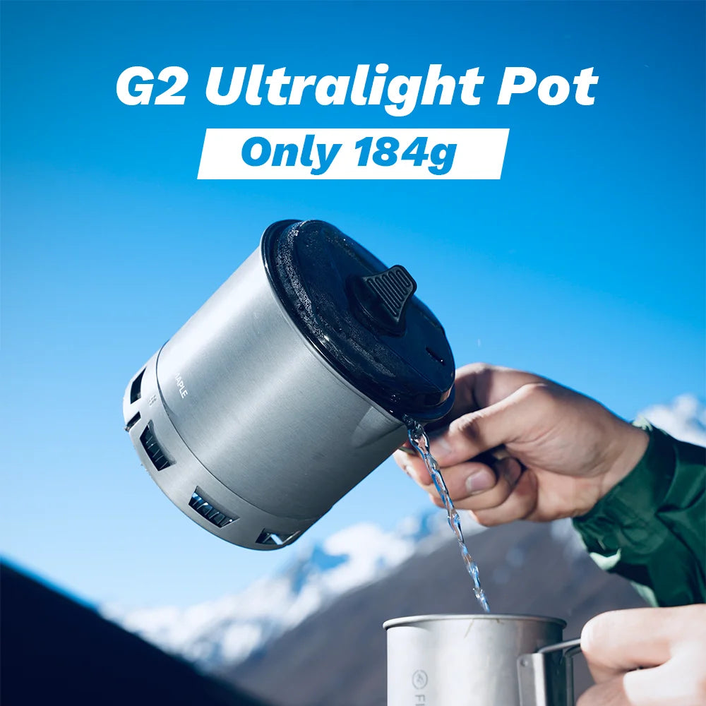 Ultralight 750 ml Camping Pot With Heat Exchanger
