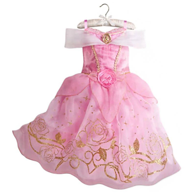 M Color Girls Princess Costume Dress – Long Sleeve Party Outfit