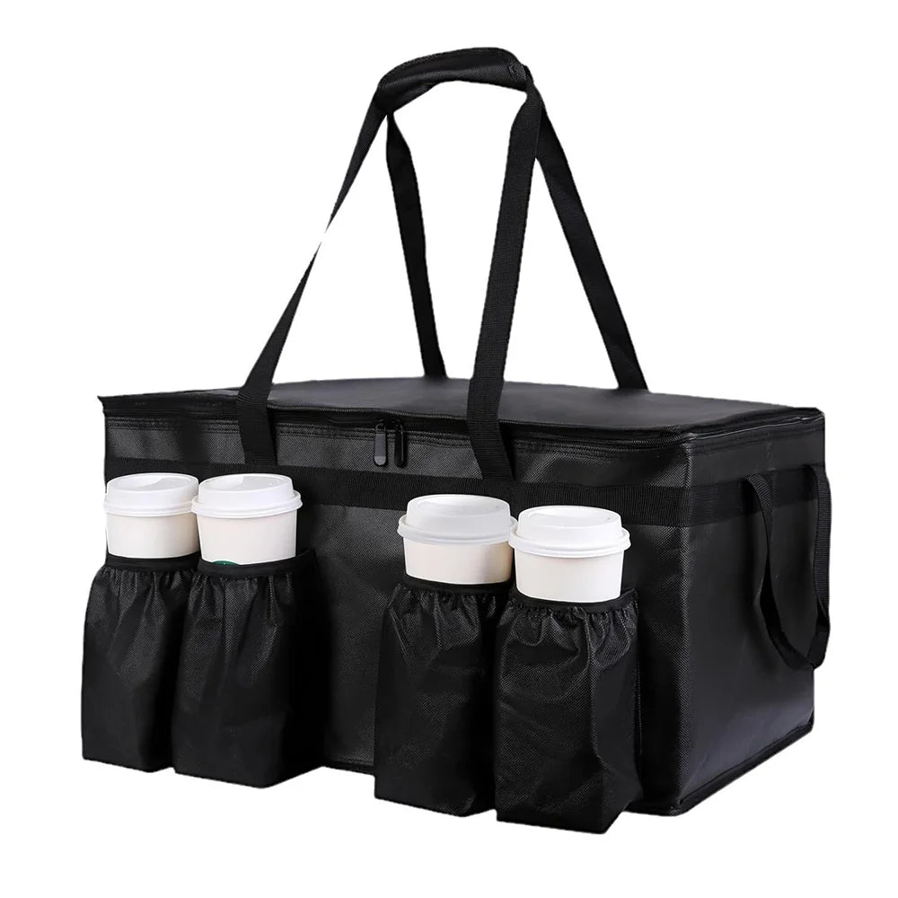 Insulated Cooler Picnic Bag With Cup Holders