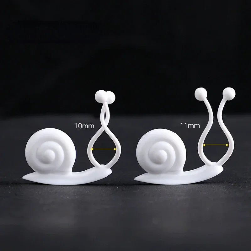 White Color Plant Climbing Wall Clips – Seamless Adhesive Supports