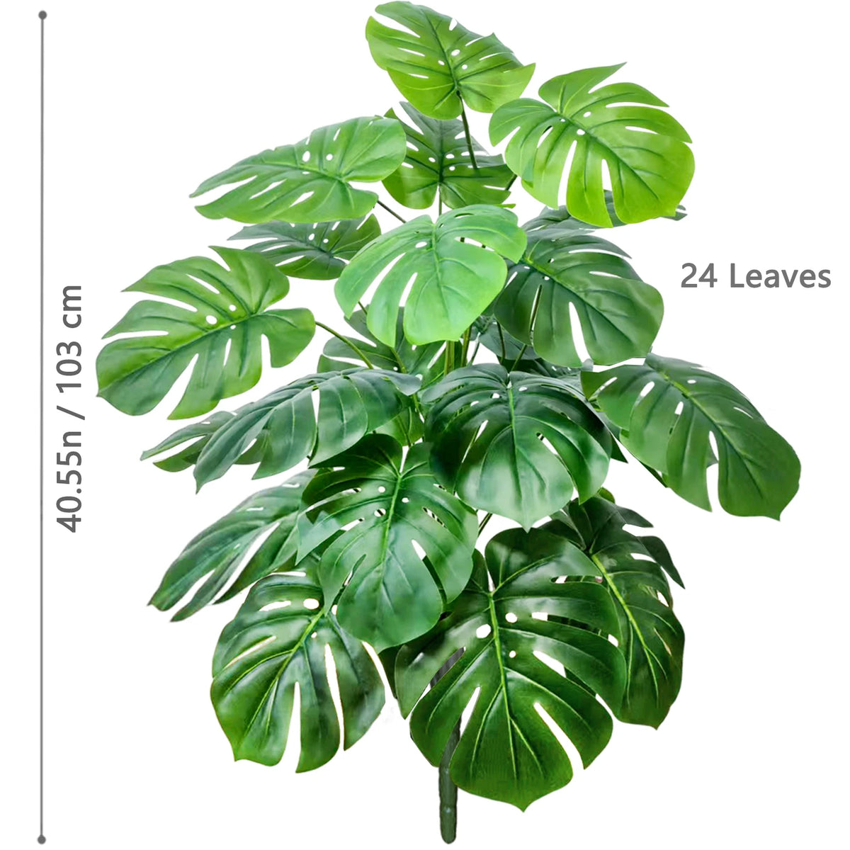 L-GBY-24Y-103-Z22 Color Artificial Monstera Tree Floor Plant for Home and Office