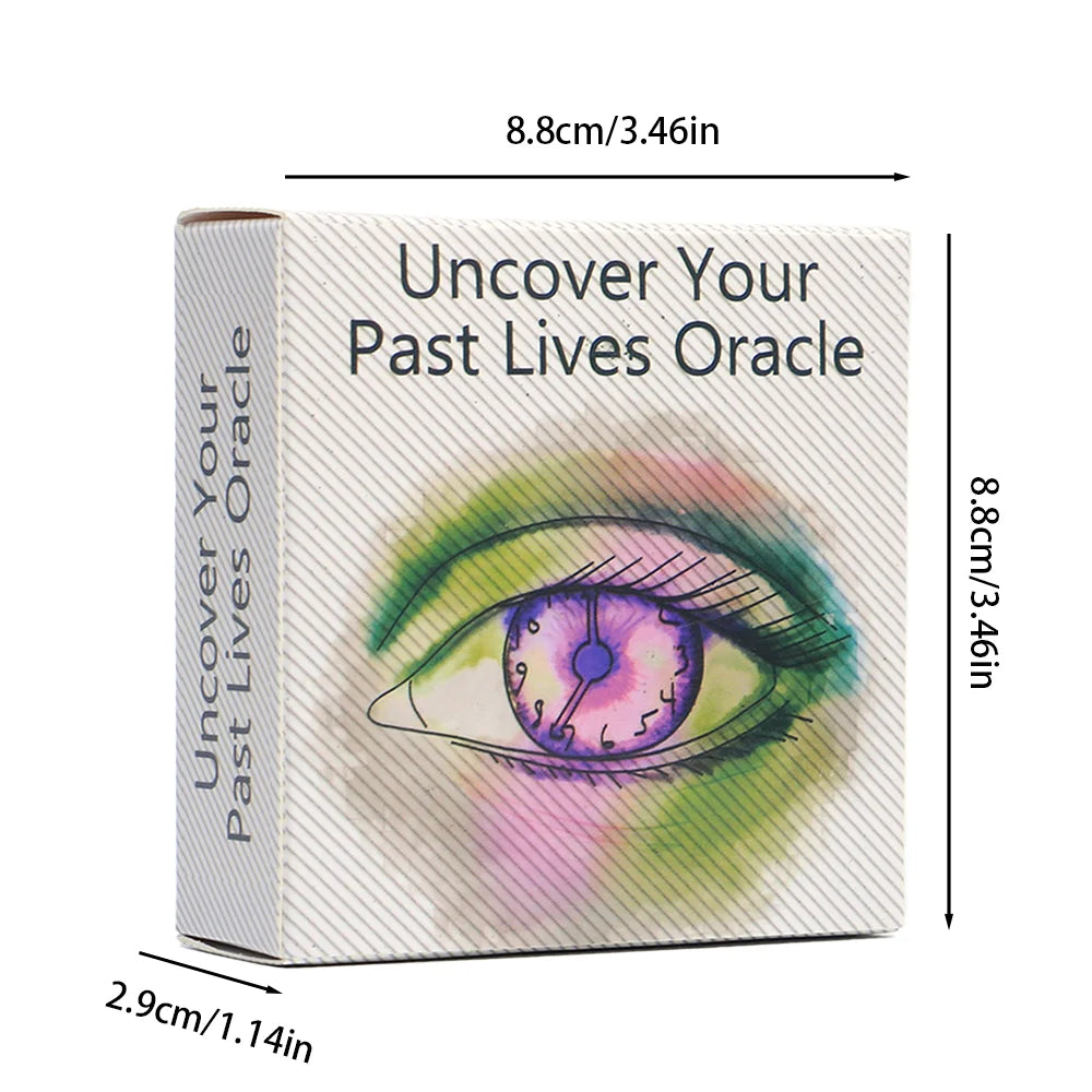 Past Life Oracle Round Tarot Deck – 87-Card Divination Set