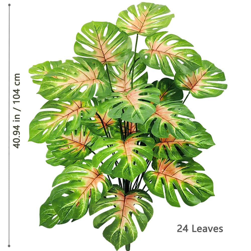 HX-GBY-24Y-104-Z22 Color Artificial Monstera Tree Floor Plant for Home and Office