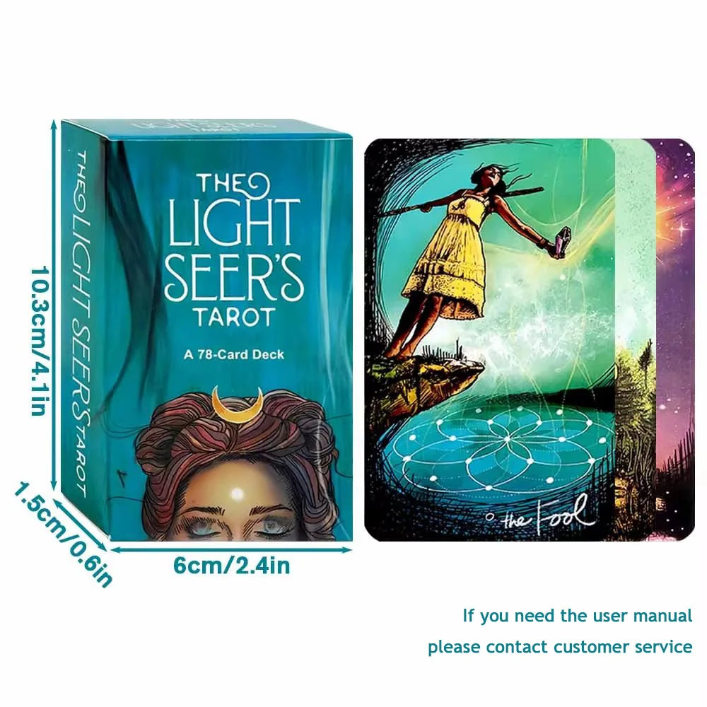 78-Card Light Prophet Tarot Deck English Divination Set